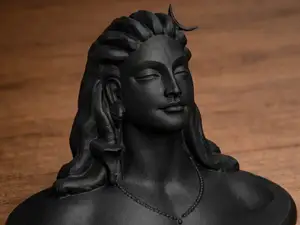 Adiyogi (God Shiva) Sculpture with Oval Base