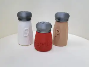 Toy Salt, Pepper, and Paprika Shakers w/real sound
