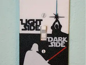 Star Wars Light Side/Dark Side Light Switch Cover