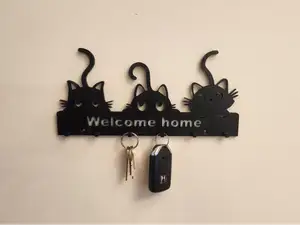 Key holder Welcome home / Cats