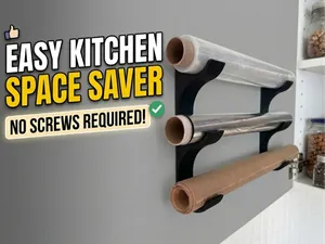 Minimalistic Kitchen Holder - Baking, Paper, Alum.