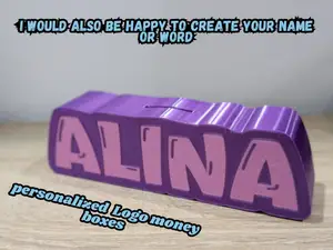 personalized name money boxes Alina