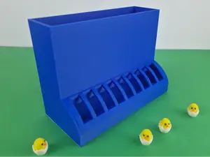 Quail chick feeder - The Crumb Hub 1.0!