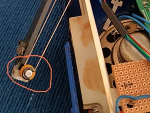 Radio Ersatzteil, rolle für Seil