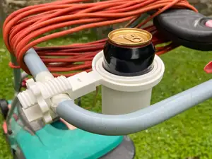 Anti-Spill Lawnmower Cup Holder
