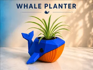 Whale Planter