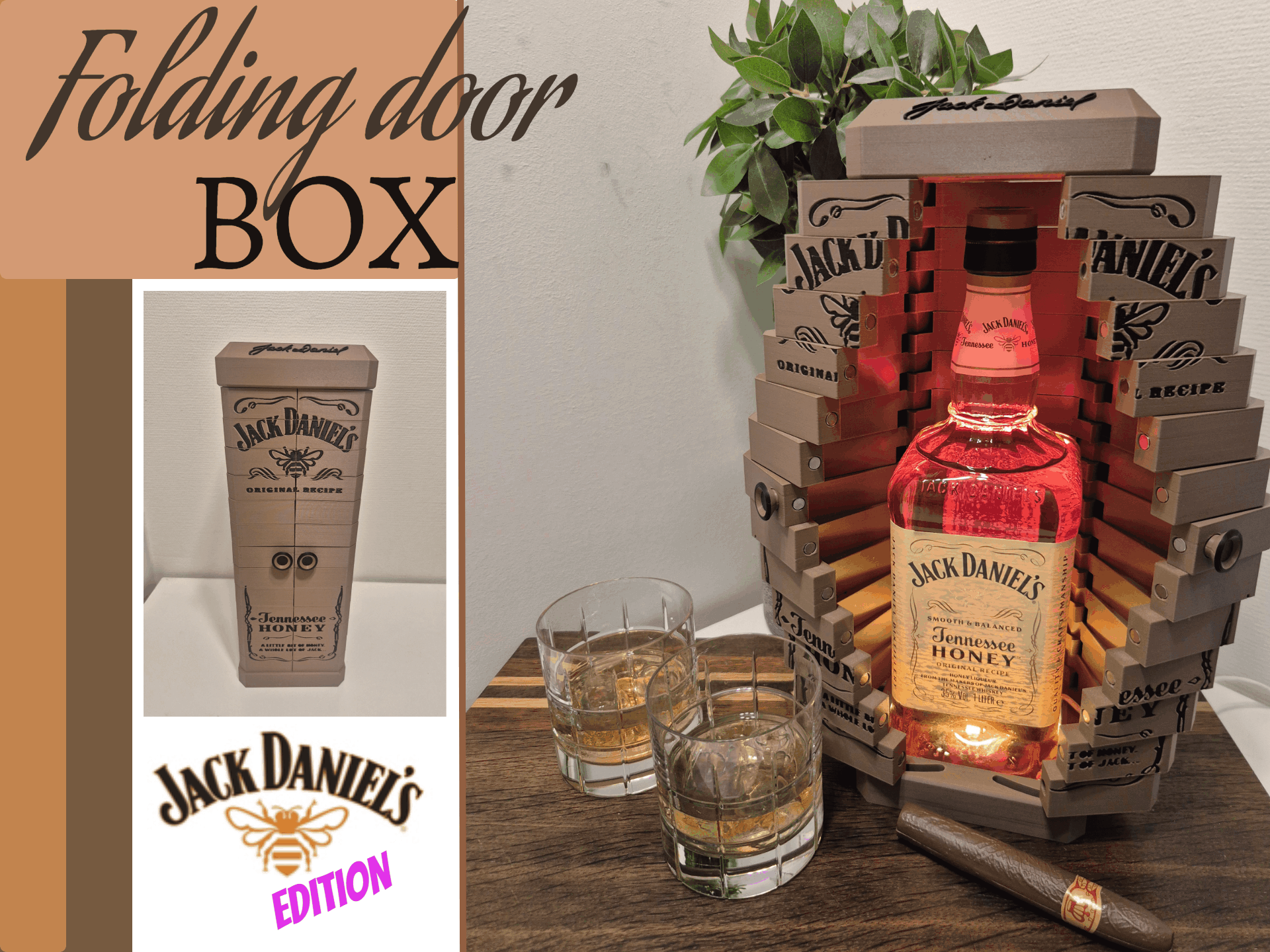 Jack Daniel's Tennessee Honey Whiskey display box