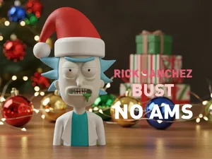 Rick Sanchez: Holiday Genius Bust
