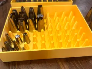 Piping tip organizer Baking organization