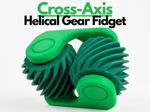 Cross Axis Helical Gear Fidget