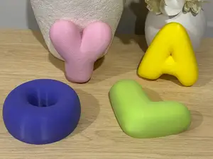 Bubble Letters Alphabet letters