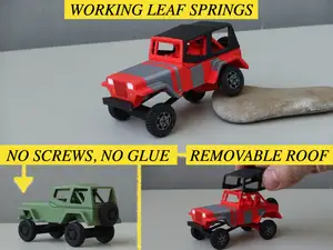 Mini 90s Offroader Y-J Style Working Suspension