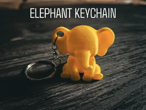 Keychain - elephant