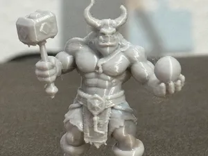 Orco Miniatura de 5 cm para juegos de ROL
