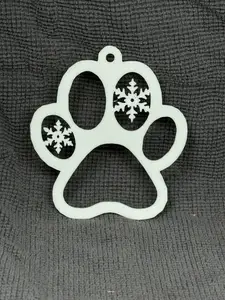 Paw Christmas Ornament