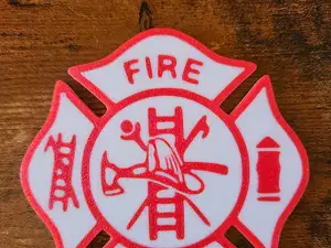 Fire Department Badge/Coaster
