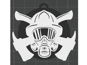 FireFighter Keychain