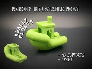 Benchy Inflatable Boat - it really FLOATS