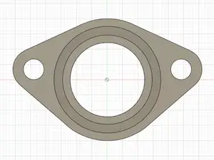 Carburator gasket plate for 125cc engines