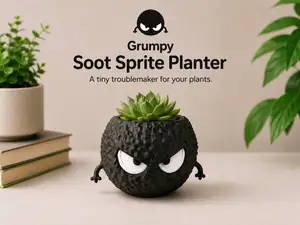Soot Sprite Planter - Grumpy
