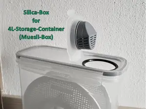 Silica-Box for 4L-Storage-Container (Muesli-Box)