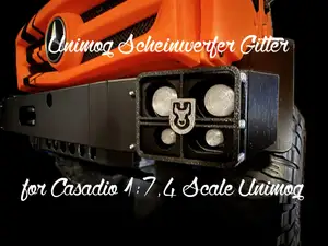 Unimog Scheinwerfer Schutzgitter