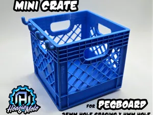 Pegboard Mini Crate 25mm Hole Spacing x 4mm Hole