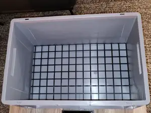 Gridfinity Bodenplatte für Eurobox 600×400 Metro