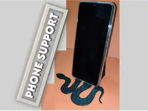 Porta telefono con serpente