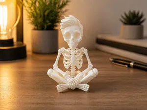 Sitting Skeleton Male