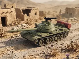 T-55A Tank Model 1/72