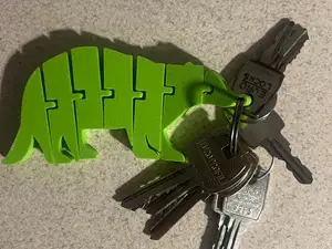 Badger flexi keychain