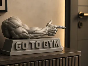 Go To Gym – Motivational Desk Statue