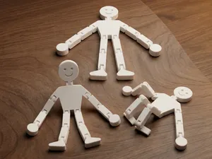 Flexible Stickman Model – Fun Desk Toy / Fidget