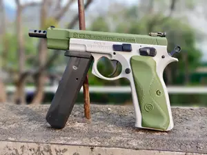 Grip patch of CZ 75 toy pistol (no function)