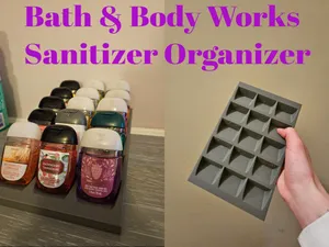 Bath & Body Works Hand Sanitizer Organizer