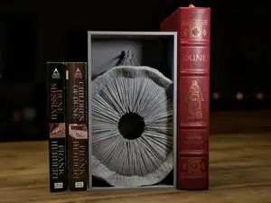 Dune Sandworm Shai-Hulud & Fremen Rider Book Nook