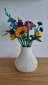 Vase for brick flowers