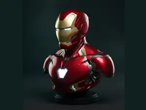 IRON MAN Bust - Red & Gold Edition