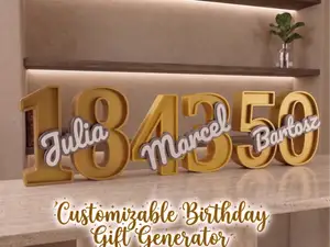 Customizable Birthday Gift Generator