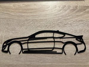 Hyundai Genesis Coupe Wallart Silhouette