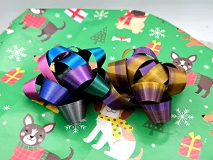 Silk Christmas Gift Bows