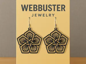 Crimson Starbind Earrings