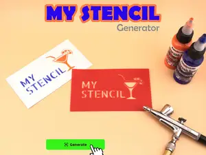 My Stencil - Customizable Stencil Plate Text & SVG