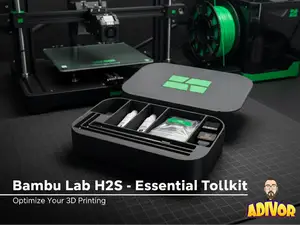 H2S P2S Essential Toolkit - Bambu Lab Organizer