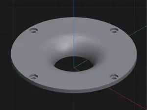 Tweeter waveguide 25mm 