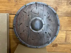 Wikinger Schild Odin - altes rustikales Schild