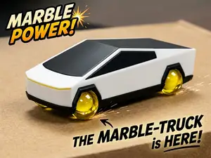 Marble Wheel Tesla Cybertruck Toy