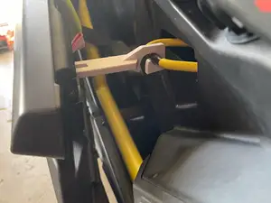 Door airflow bracket for cooling your side X side