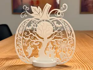 Halloween Pumpkin Silhouette Decoration